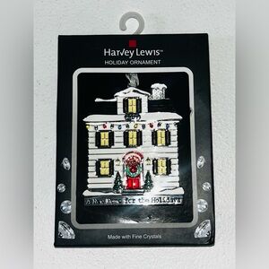 Harvey Lewis 2021  A New Home for the Holidays Ornament with Swarovski Crystal